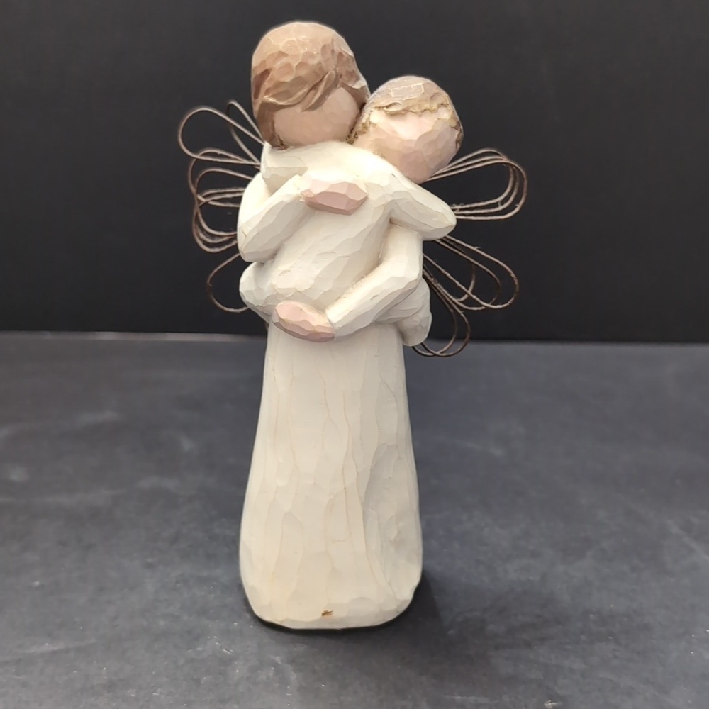 Willow Tree,Angels Embrace ,Angel Holding Baby Figurine.